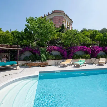 201c - In Villa, Relax Nel Di Lavagna, Giardino E Piscina Condivisa 아파트 라바냐